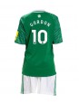 Billige Newcastle United Anthony Gordon #10 Bortedraktsett Barn 2025-26 Kortermet (+ Korte bukser)